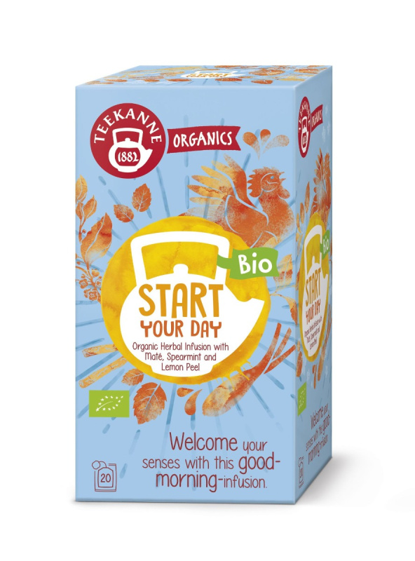 Bylinný čaj Teekanne ORGANICS - Start Your Day 20x 1,8 g