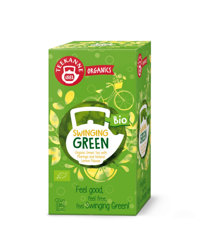 Zelený čaj Teekanne ORGANICS - Swinging Green, 20x 1,75 g