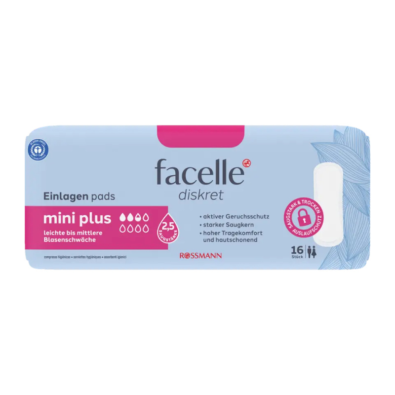 facelle Inkontinenční vložky Mini Plus 16 ks