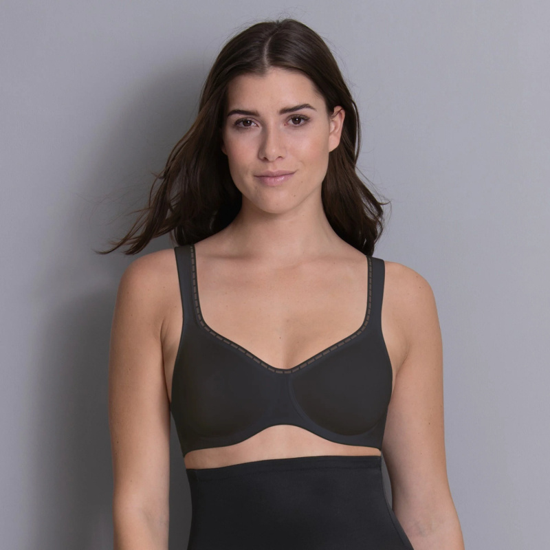 Twin Firm podprsenka s kosticí moldovaná 5694 black - Anita RosaFaia 001 black 75G