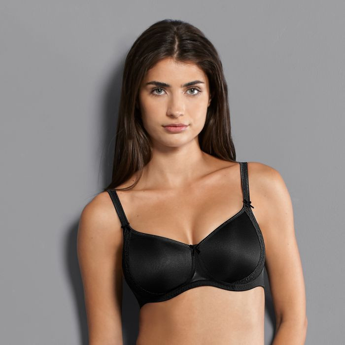 Lace Rose soft podprsenka s pěnovou výztuží 5618 black - RosaFaia 001 black 80D