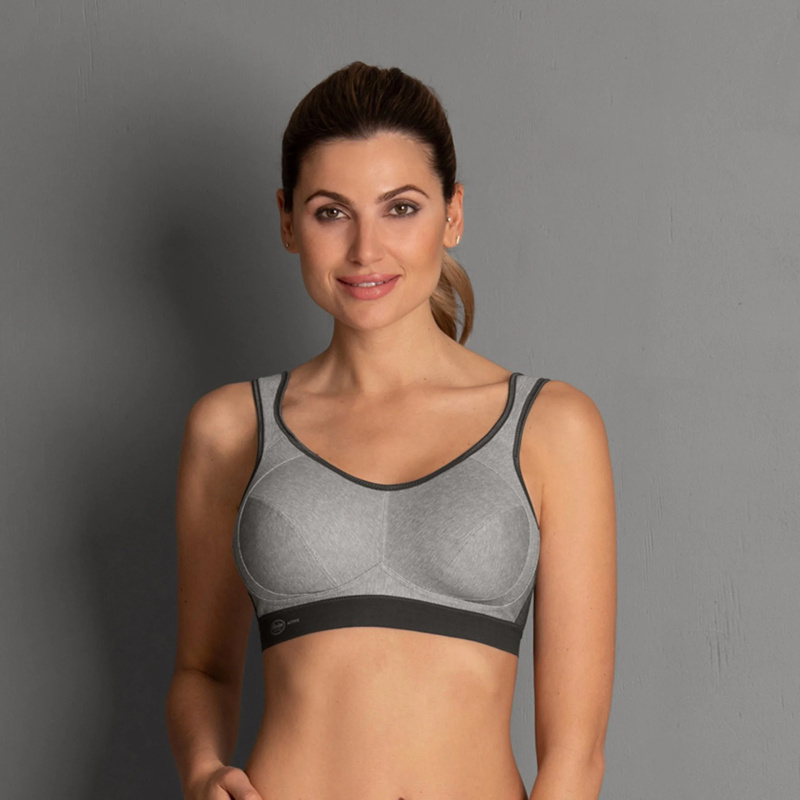 extreme control sportovní podprsenka 5527 heather grey - Active Anita 254 heather grey 70F