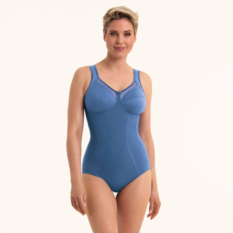 Dámské modelující a zeštíhlující body Clara 3459 188 Blue heaven - Anita 90C černá