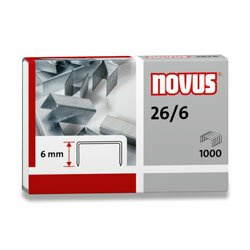 Novus 26/6 - drátky do sešívaček