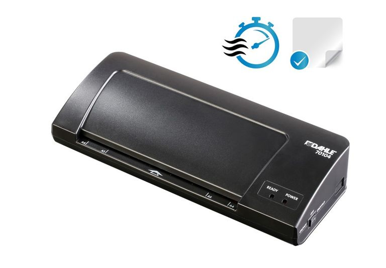 DAHLE Laminátor A4, 2 válce, 3-5 min., černý