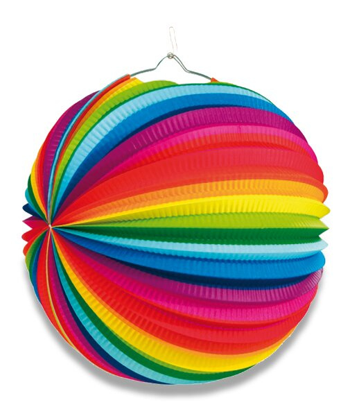 Lampion duha 25 cm Amscan