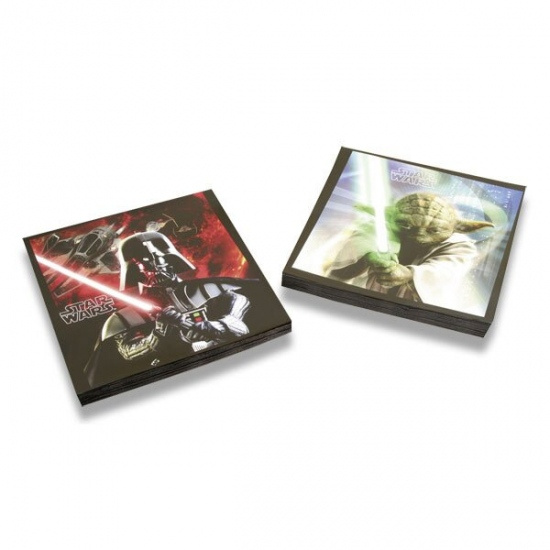 Papírové ubrousky Star Wars 33×33 cm, 20 ks AMSCAN