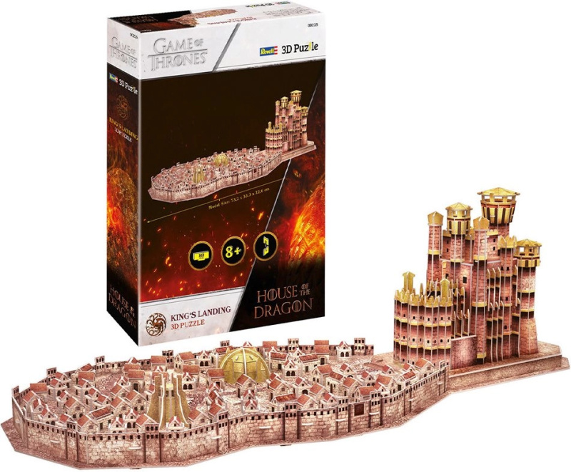 Revell 3D puzzle House of the Dragon: King's Landing, 262 dílků