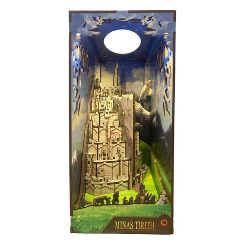 Zarážka na knihy Pán prstenů - Minas Tirith (svítící stavebnice)