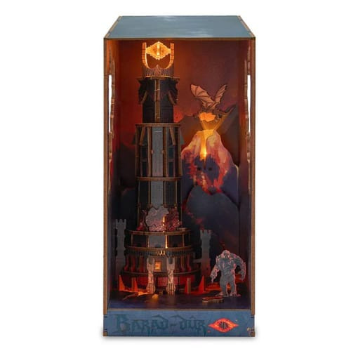 Zarážka na knihy Pán prstenů - Barad-Dûr (svítící stavebnice)