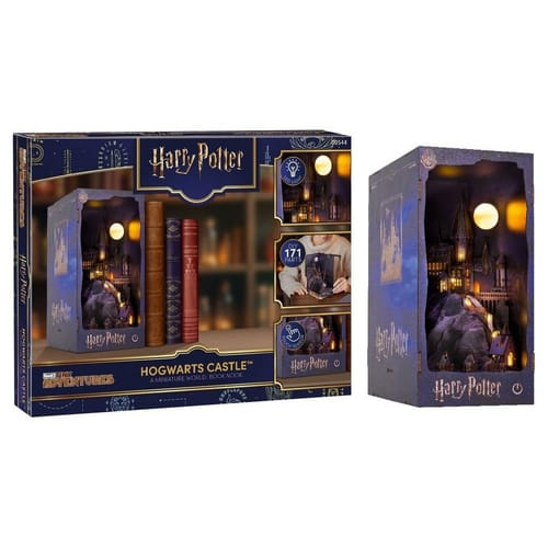 Zarážka na knihy Harry Potter - Bradavice (svítící stavebnice)
