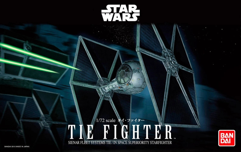 Bandai Model Kit Plastic SW 01201 TIE Fighter 1:72