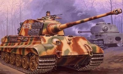 Revell Model Kit Plastic tank 03129 Tiger II Ausf. B 1:72