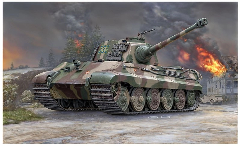 Revell Pz.Kpfw.VI Ausf.B Tiger II Königstiger věž Henschel Plastic ModelKit tank 03249 1:35