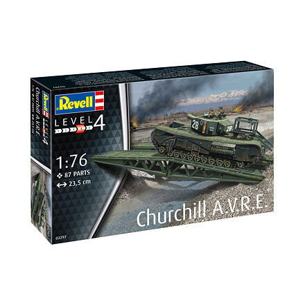 Plastikový model Churchill A.V.R.E 1/76