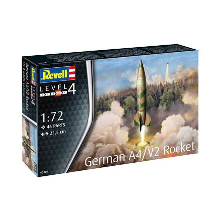 Revell Model Kit raketa V2 Vergeltungswaffe 2 A4 Plastic 03309 1:72