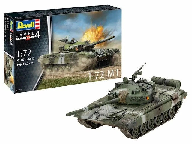 REVELL Plastic ModelKit tank 03357 T-72 M1 18-03357 1:72