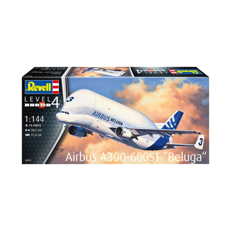 Revell Airbus A300-600ST Beluga ModelKit 03817 1:144