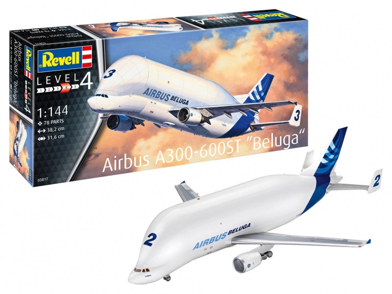 Revell Airbus A300-600ST Beluga ModelKit 03817 1:144