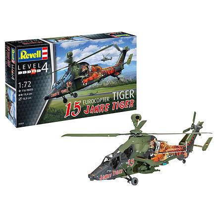 Revell Plastic ModelKit vrtulník 03839 - Eurocopter Tiger - "15 Years Tiger" (1:72)