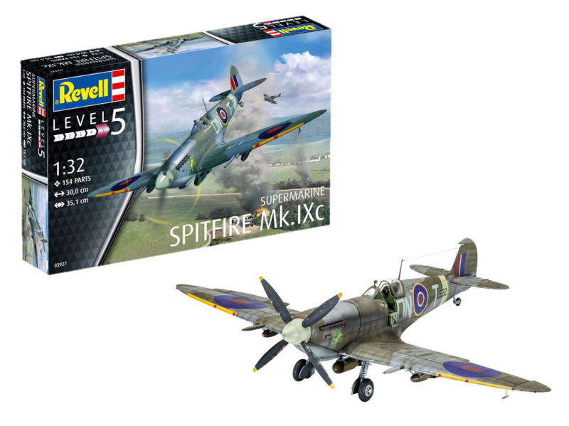 Revell Plastic modelky plane 03927 Spitfire Mk.IXC 1:32