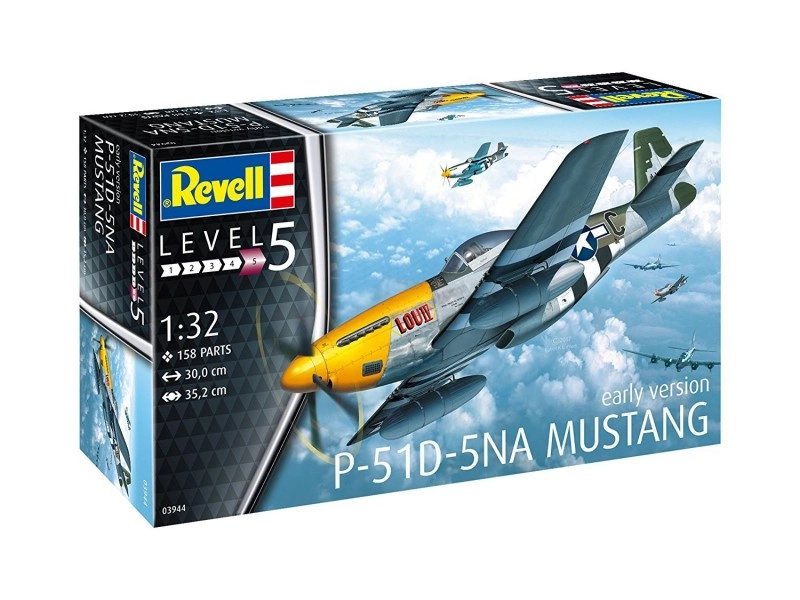 Revell Model Kit Plastic plane 03944 P 51D 5NA Mustang 1:32