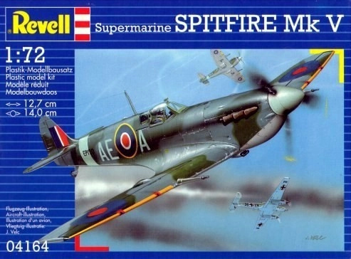 Revell Plastic ModelKit letadlo 04164 Spitfire Mk.V 1:72