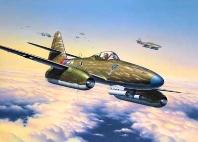 Revell Model Kit Plastic plane 04166 Messerschmitt Me 262 A la 1:72