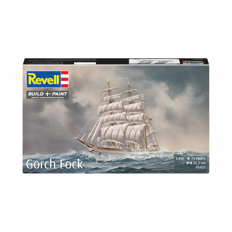 Revell Plastic ModelKit loď 05432 - Gorch Fock (1:350)