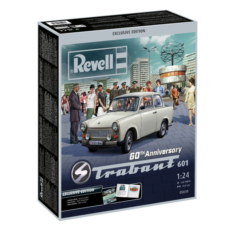 Revell Gift-Set auto 05630 - 60th Anniversary Trabant 601 (1:24)