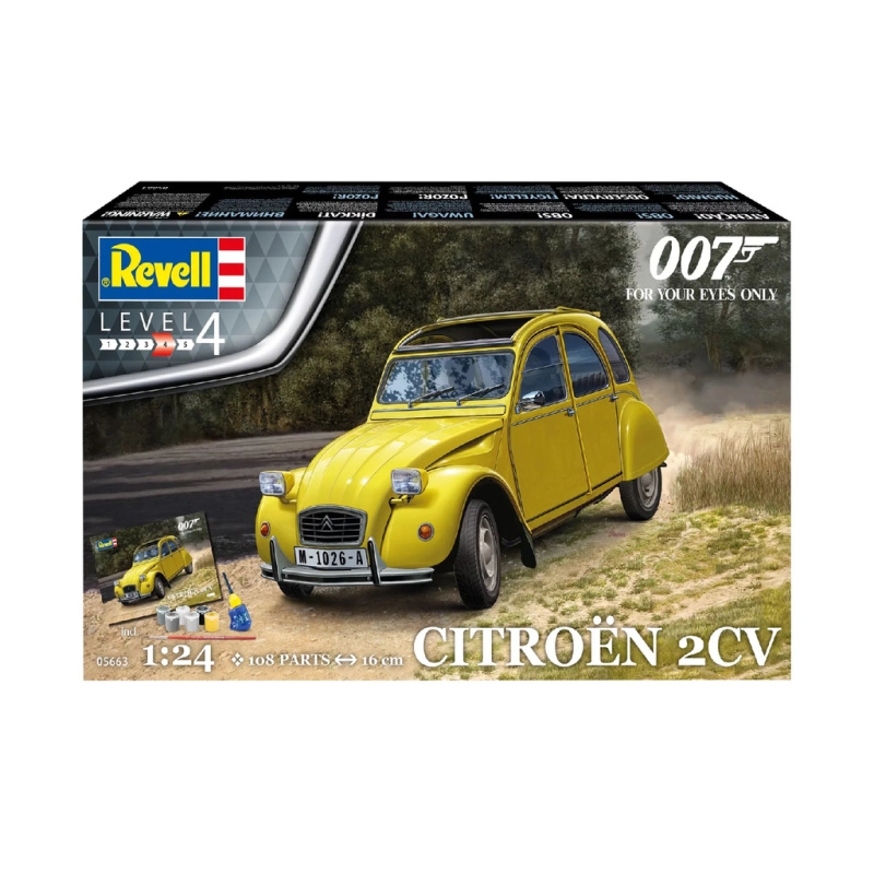 Revell Gift-Set James Bond 05663 - "For Your Eyes Only" Citroen 2 CV (1:24)