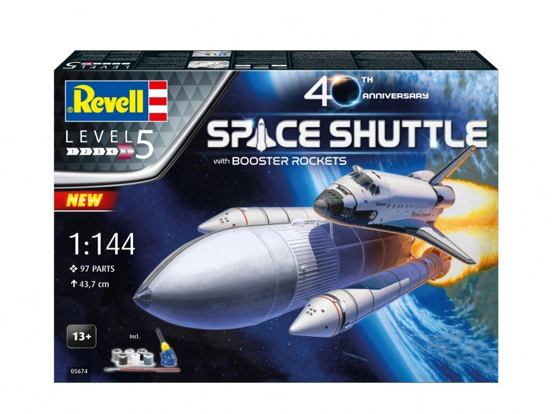 Revell raketoplán 40. výročí giftset 1:144