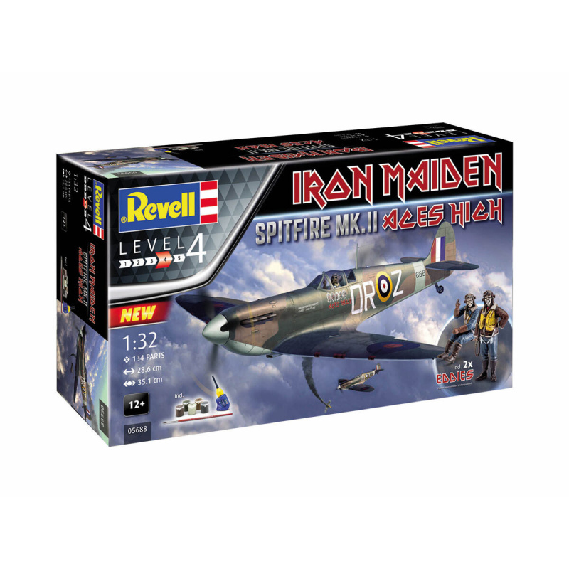 Revell Spitfire Mk.II Aces High Iron Maiden Gift Set 05688 1:32