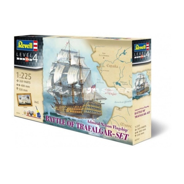 Revell Gift-Set loď 05767 Battle of Trafalgar 1:225