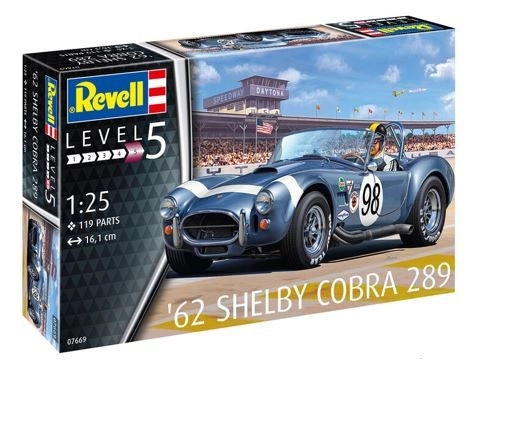 Revell Plastic ModelKit auto 07669 62 Shelby Cobra 289 1:25