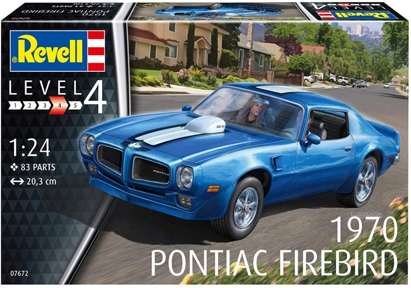 Revell 1970 Pontiac Firebird ModelKit 07672 1:24