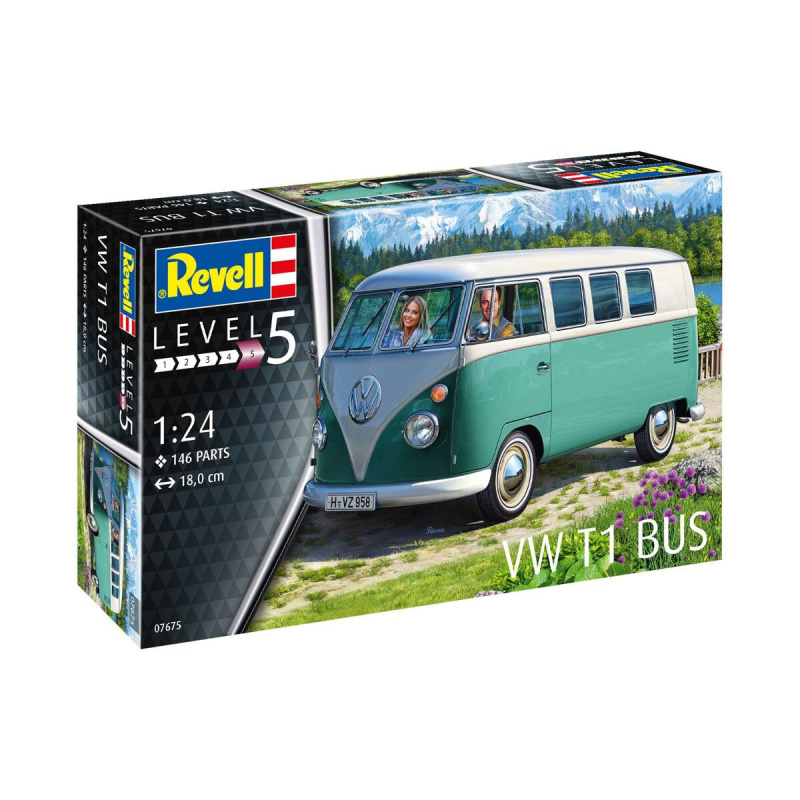 Revell Plastic ModelKit auto 07675 - VW T1 Bus (1:24)
