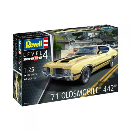 Revell Plastic ModelKit auto 07695 - 71 Oldsmobile 442 Coupé (1:25)