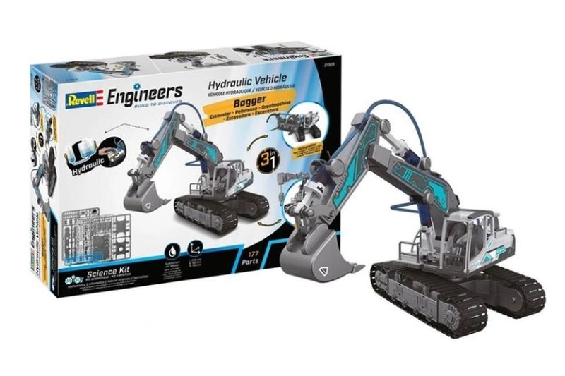 Revell hydraulická bagrová stavebnice 3 v 1