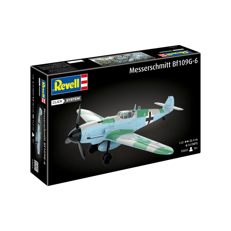 Revell EasyClick Letadlo 03653 - Messerschmitt Bf109G-6 (1:32)