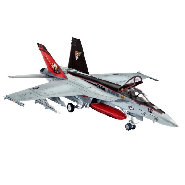 Revell Hornet model set plane 63997 F A 18E Super 1:144