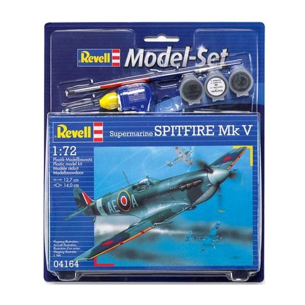 Revell ModelSet letadlo 64164 Spitfire Mk. V 1:72