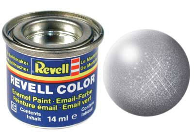 Barva Revell emailová - 32191: metalická ocelová (steel  metallic)