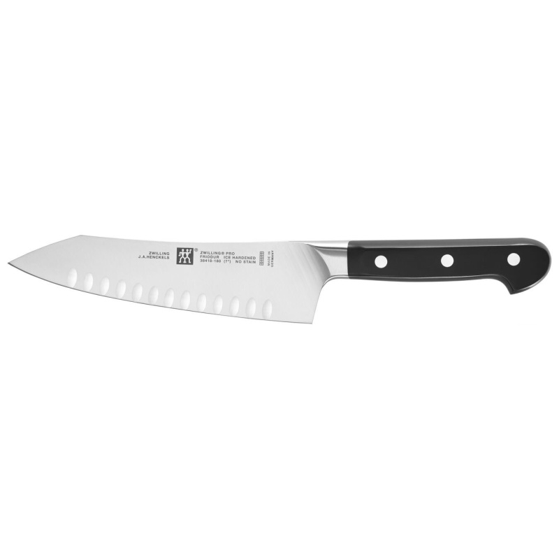 Zwilling Pro, nůž Santoku s výbrusem, kolébkový, 18 cm 1002816