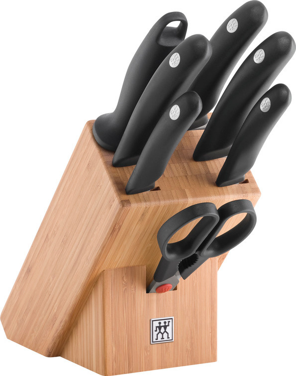 Zwilling Bambusový blok s noži, ocílkou a nůžkami Style, 8 ks 1001768