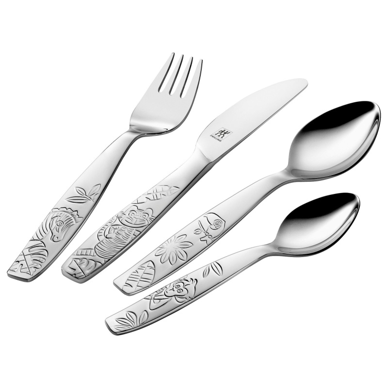 Zwilling Dětský nerezový příbor Jungle, 4 ks 1000822