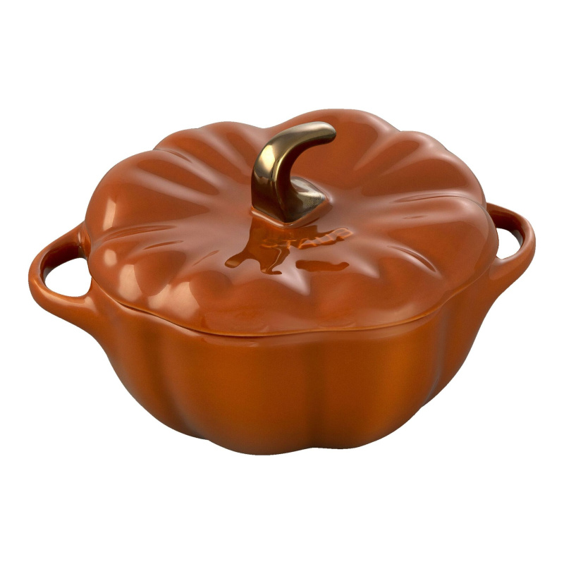 Zwilling Keramický hrnec mini cocotte ve tvaru dýně, Ø 12 cm / 0,5 l, skořicová 1004820