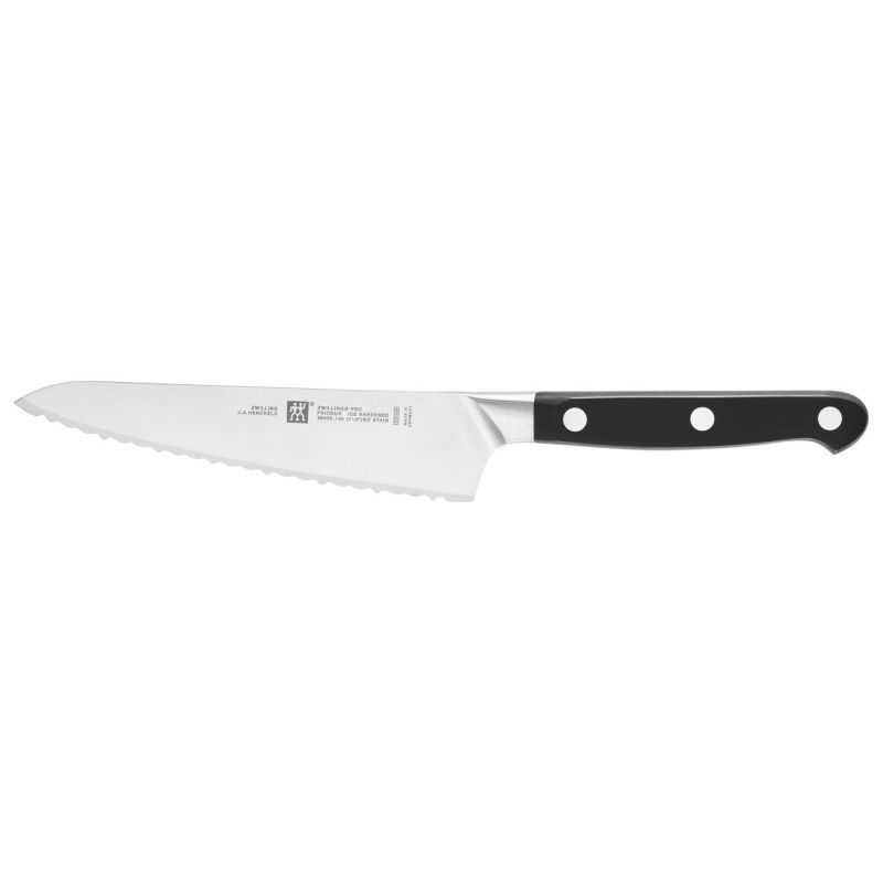 Zwilling Pro, Kuchařský nůž Compact se zoubkovanou čepelí, 14 cm 1002857
