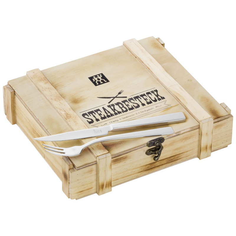 Zwilling Steakové příbory Specials v dřevěné krabičce, 12 ks 1000929