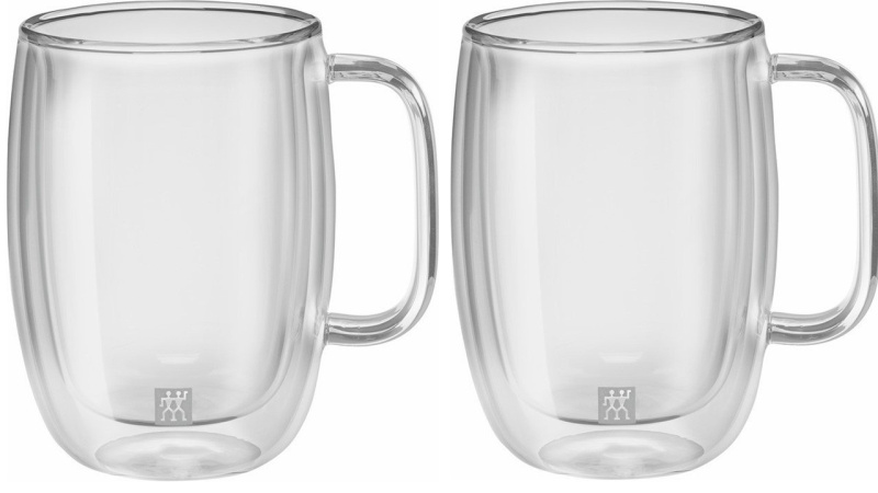 Zwilling Sorrento Plus dvoustěnná sklenice na latte macchiato, 450 ml, 2 ks 1003097